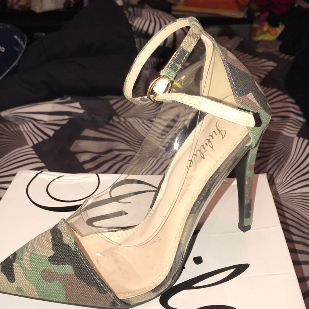 Camo Clear Heel